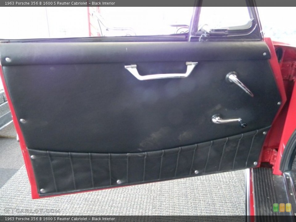 Black Interior Door Panel for the 1963 Porsche 356 B 1600 S Reutter Cabriolet #78545151