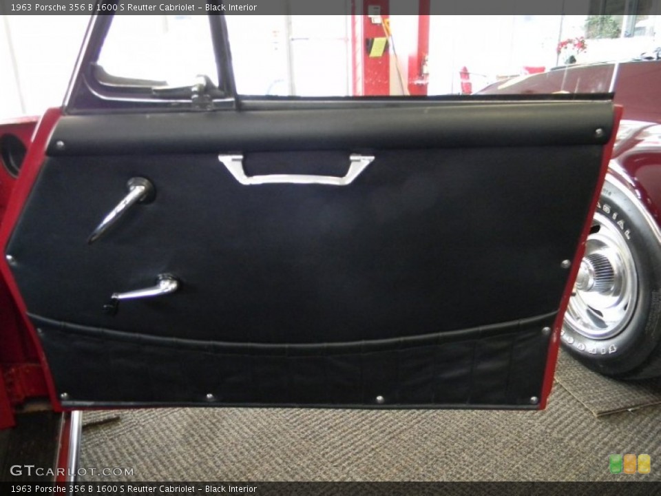 Black Interior Door Panel for the 1963 Porsche 356 B 1600 S Reutter Cabriolet #78545154