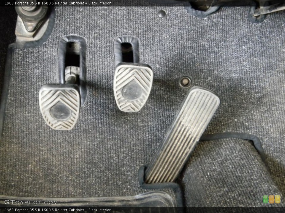 Black Interior Controls for the 1963 Porsche 356 B 1600 S Reutter Cabriolet #78545196