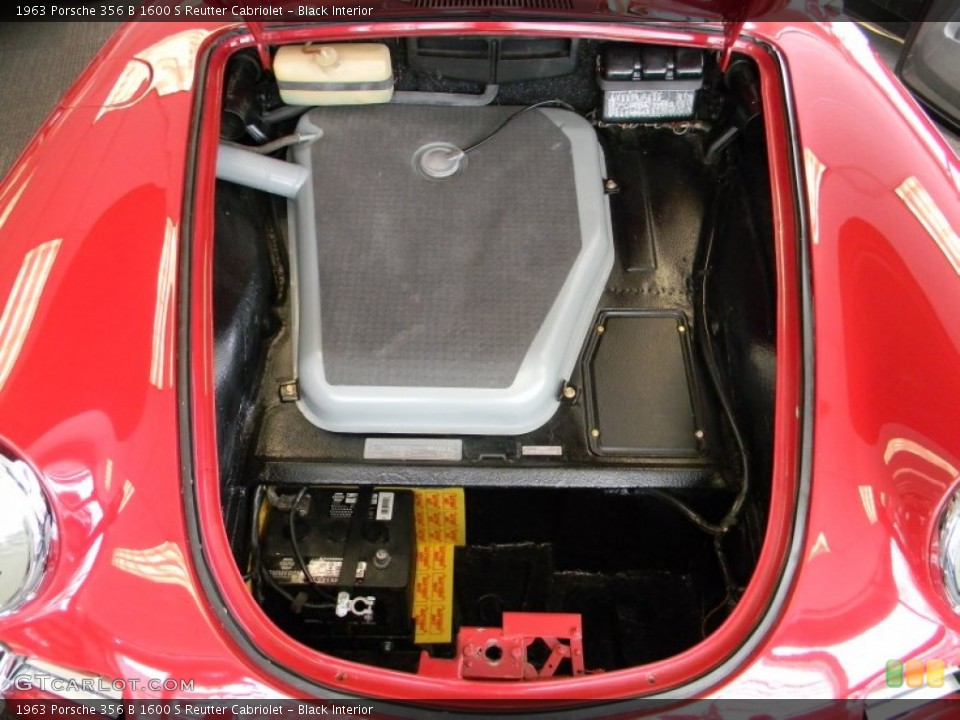 Black Interior Trunk for the 1963 Porsche 356 B 1600 S Reutter Cabriolet #78545205