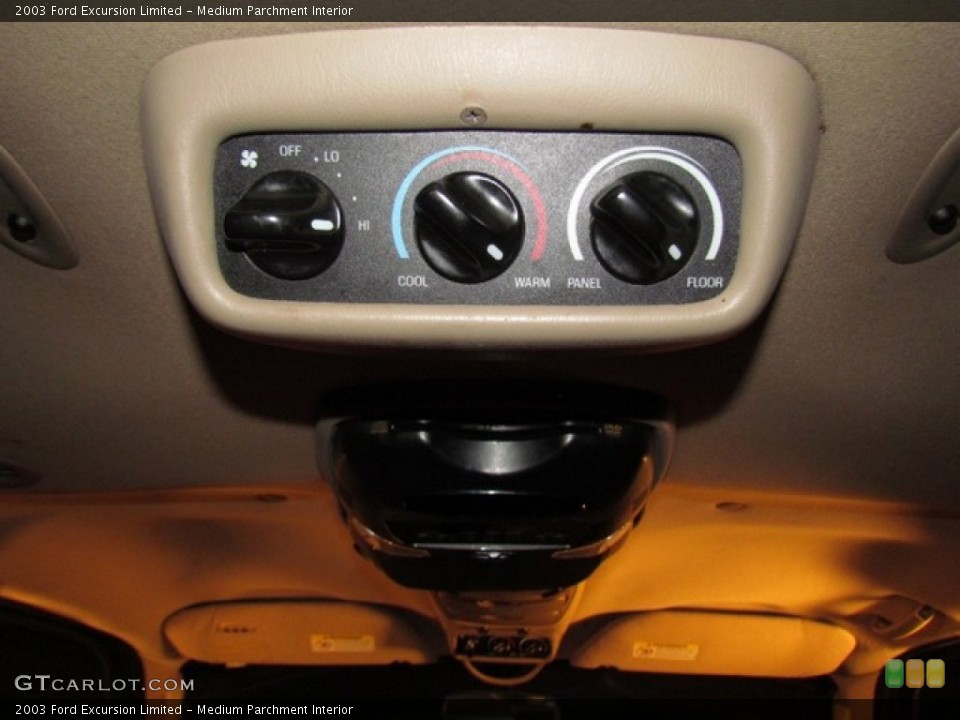 Medium Parchment Interior Controls for the 2003 Ford Excursion Limited #78546611