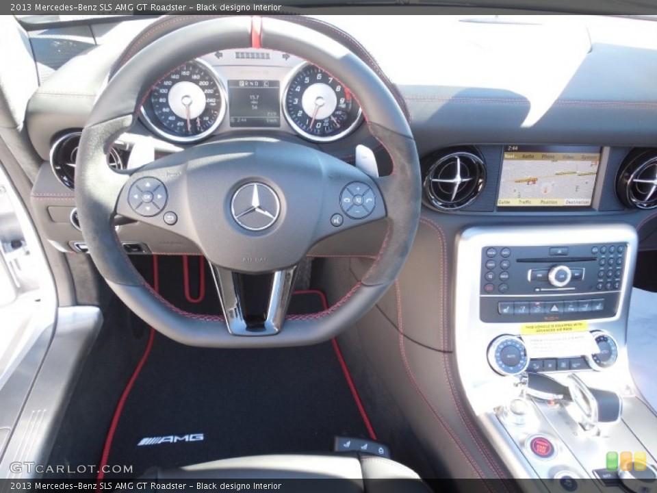 Black designo Interior Steering Wheel for the 2013 Mercedes-Benz SLS AMG GT Roadster #78546728