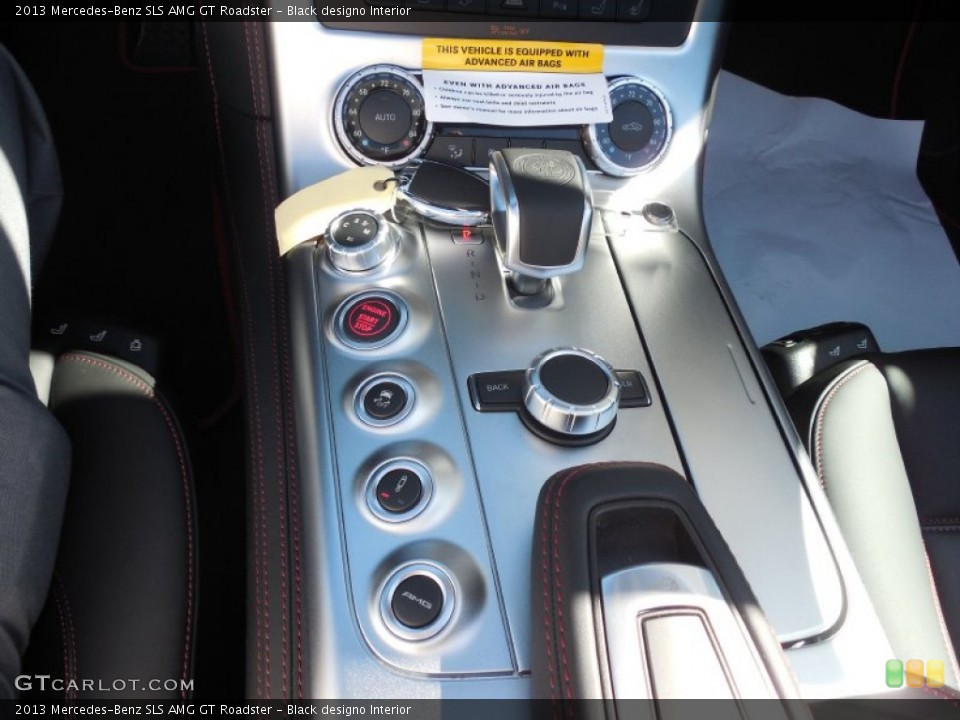 Black designo Interior Controls for the 2013 Mercedes-Benz SLS AMG GT Roadster #78546775