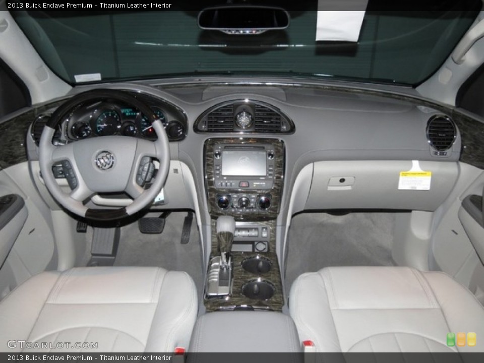 Titanium Leather Interior Dashboard for the 2013 Buick Enclave Premium #78547130