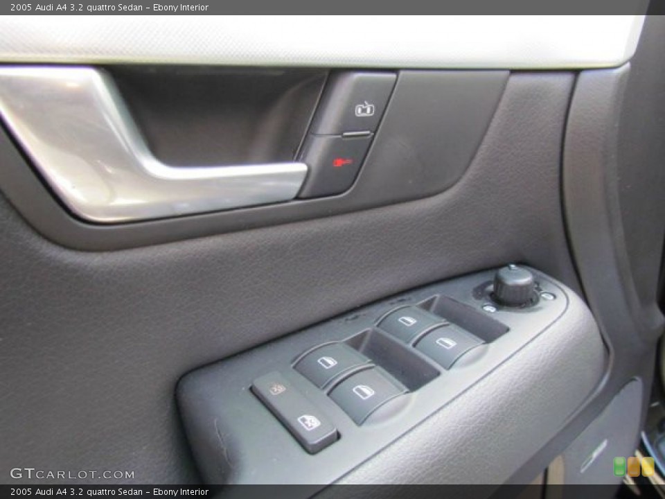 Ebony Interior Controls for the 2005 Audi A4 3.2 quattro Sedan #78547763