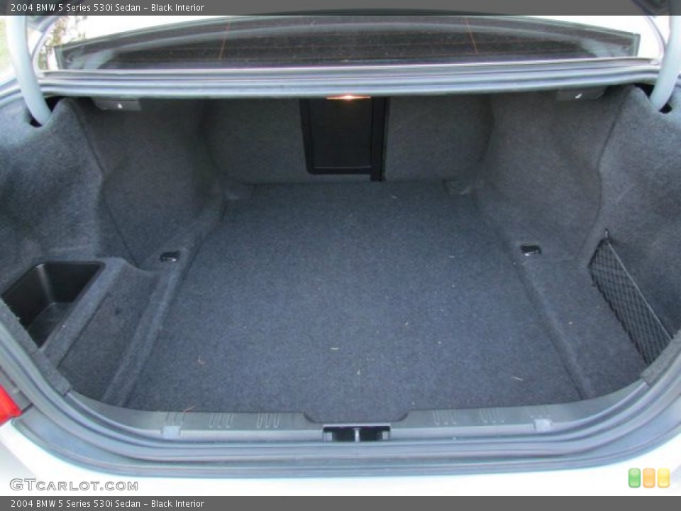 Black Interior Trunk for the 2004 BMW 5 Series 530i Sedan #78548198