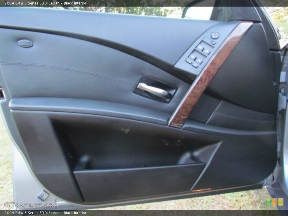 Black Interior Door Panel for the 2004 BMW 5 Series 530i Sedan #78548209