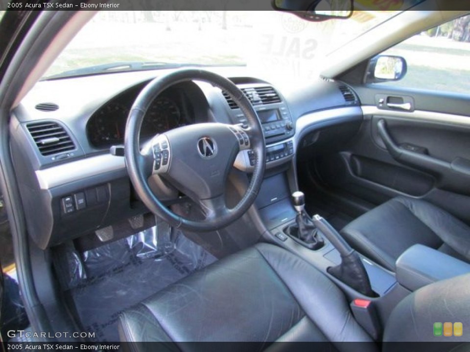 Ebony Interior Photo for the 2005 Acura TSX Sedan #78549191