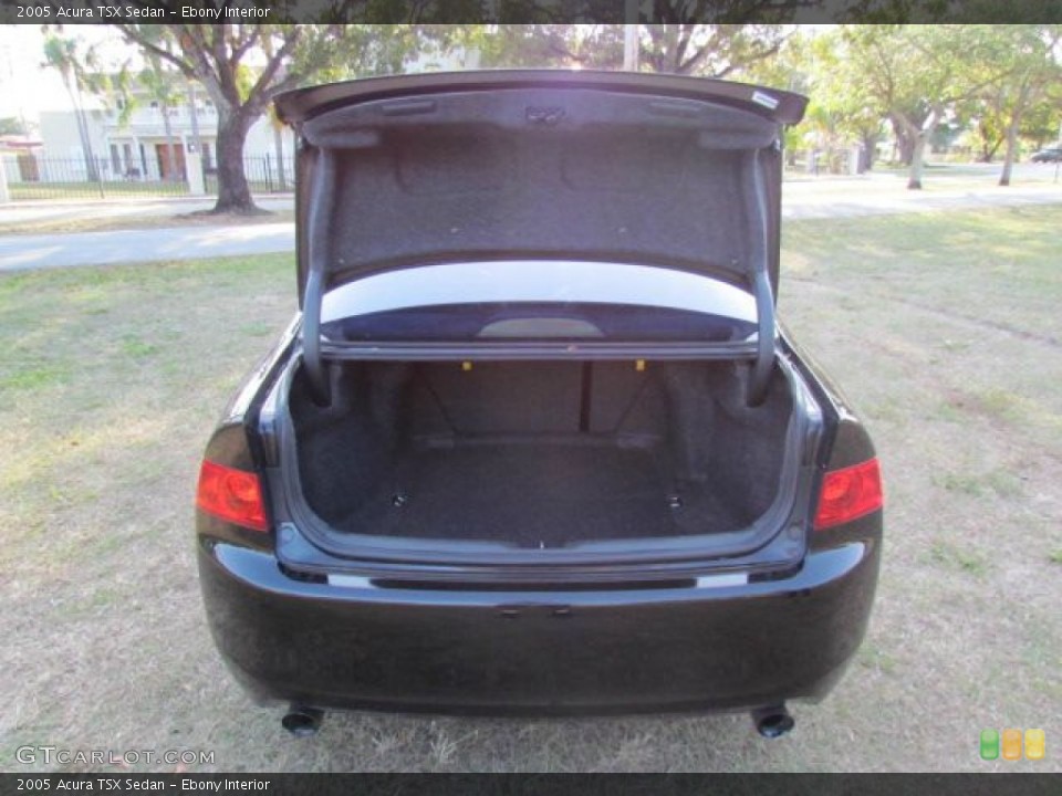 Ebony Interior Trunk for the 2005 Acura TSX Sedan #78549230