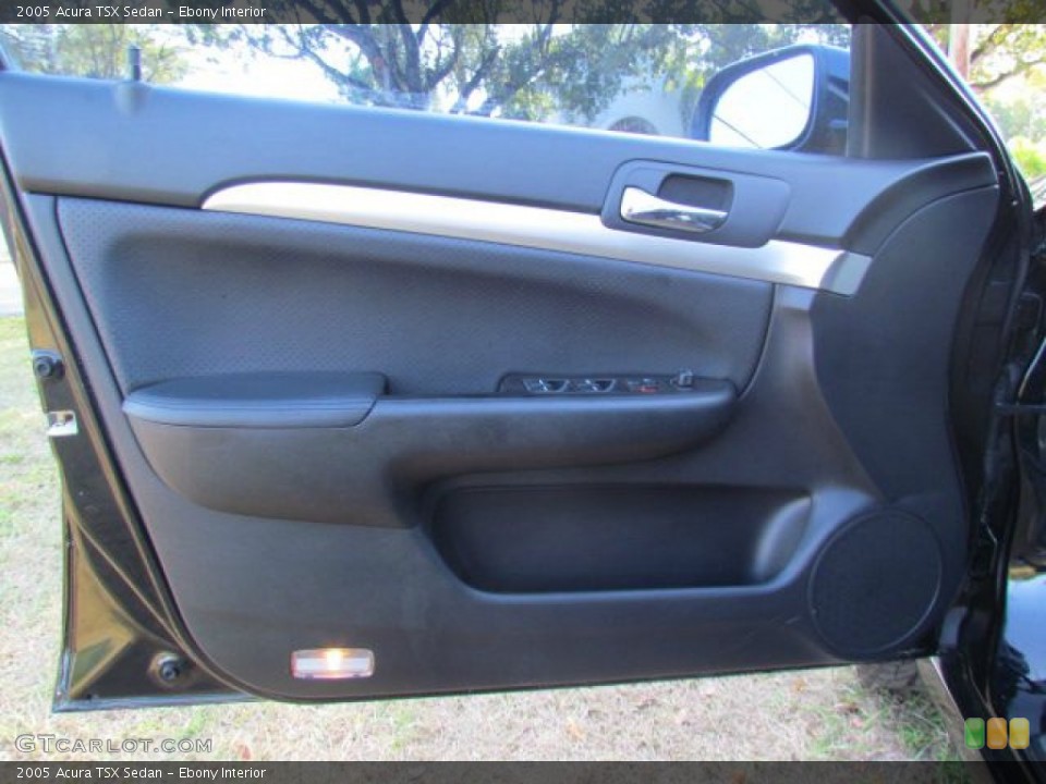 Ebony Interior Door Panel for the 2005 Acura TSX Sedan #78549233