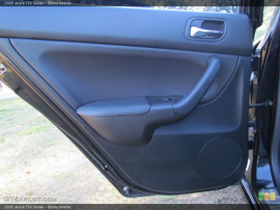 Ebony Interior Door Panel for the 2005 Acura TSX Sedan #78549239