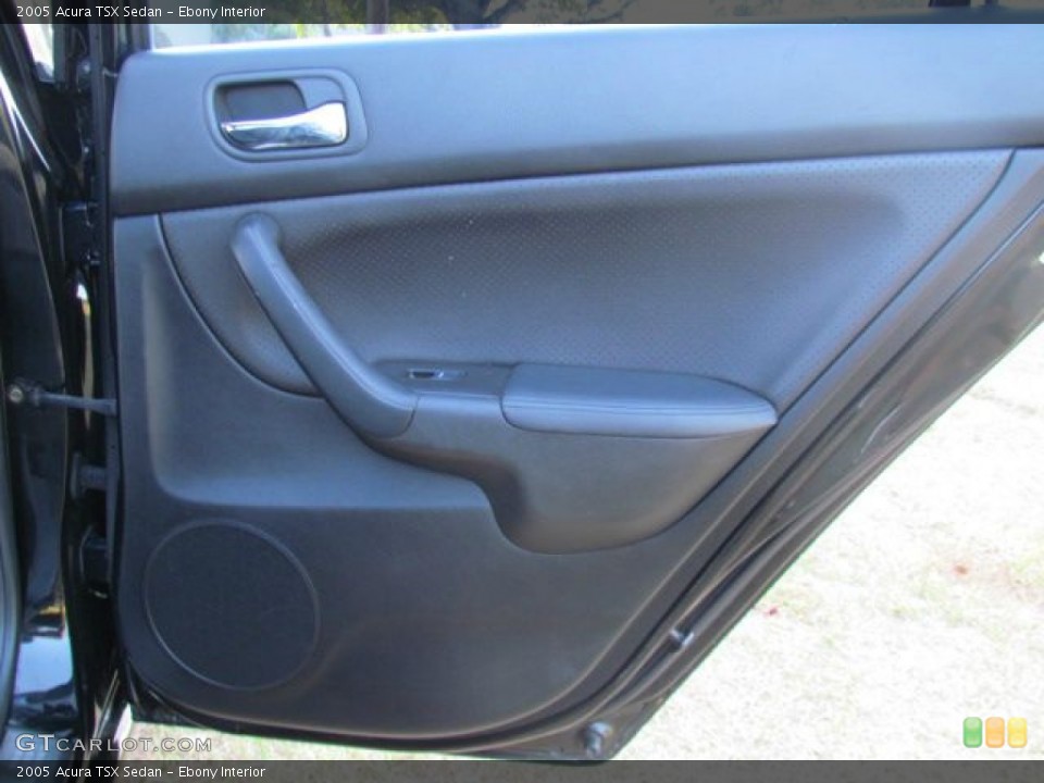 Ebony Interior Door Panel for the 2005 Acura TSX Sedan #78549248