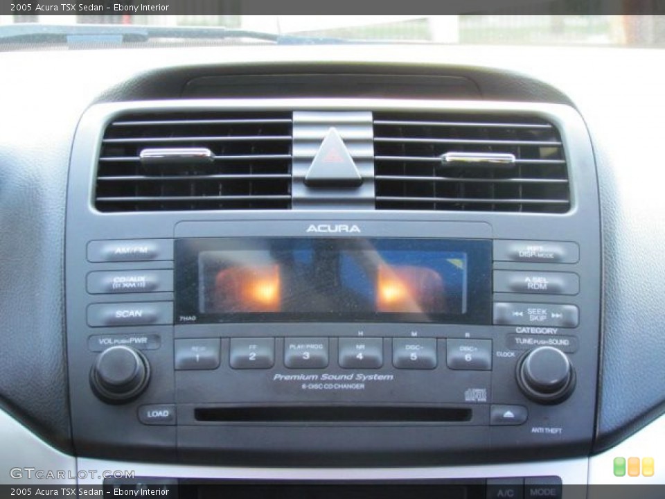 Ebony Interior Controls for the 2005 Acura TSX Sedan #78549260