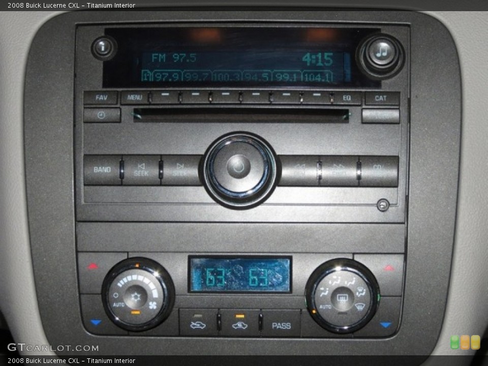 Titanium Interior Controls for the 2008 Buick Lucerne CXL #78549629