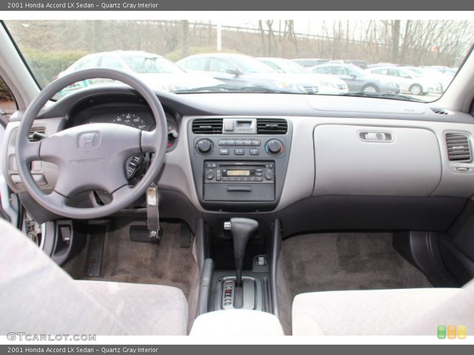 Quartz Gray Interior Dashboard for the 2001 Honda Accord LX Sedan #78551175