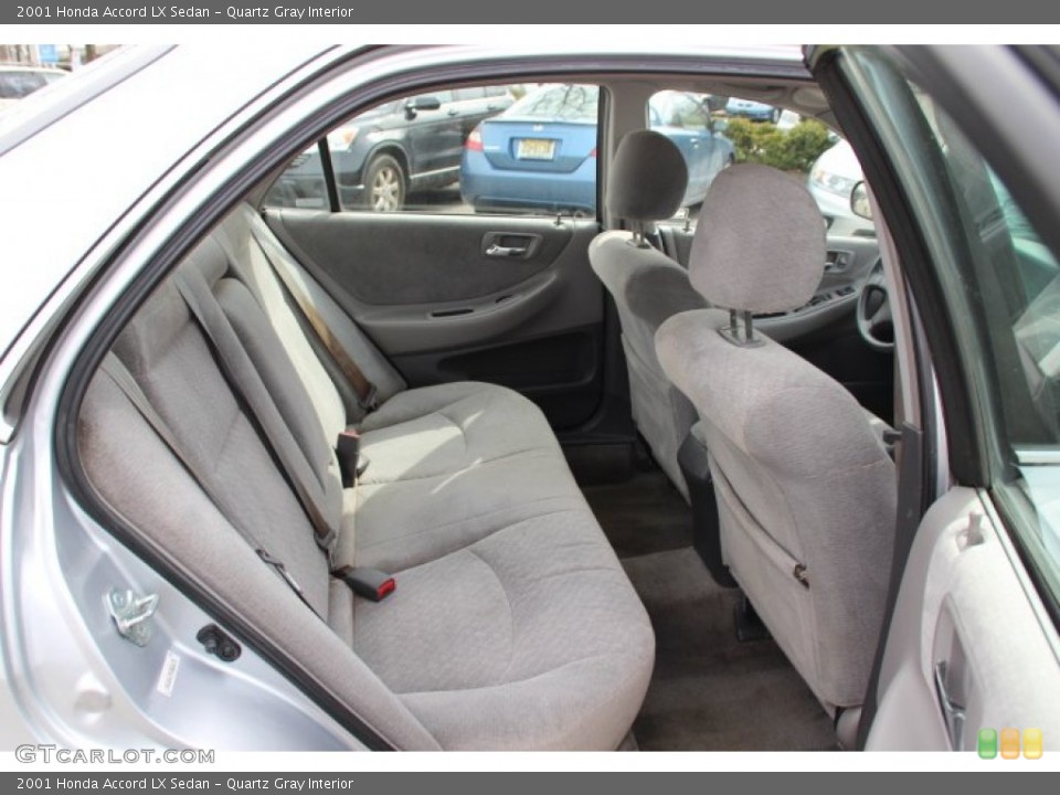 Quartz Gray Interior Rear Seat for the 2001 Honda Accord LX Sedan #78551339