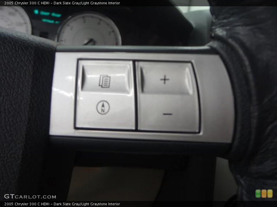Dark Slate Gray/Light Graystone Interior Controls for the 2005 Chrysler 300 C HEMI #78551609