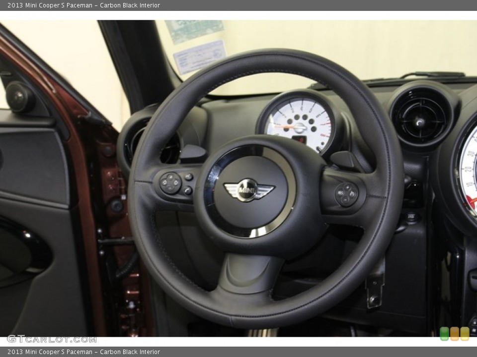 Carbon Black Interior Steering Wheel for the 2013 Mini Cooper S Paceman #78551754