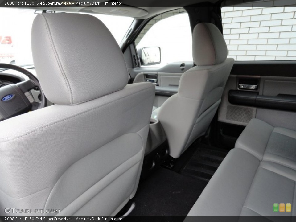 Medium/Dark Flint Interior Rear Seat for the 2008 Ford F150 FX4 SuperCrew 4x4 #78552536