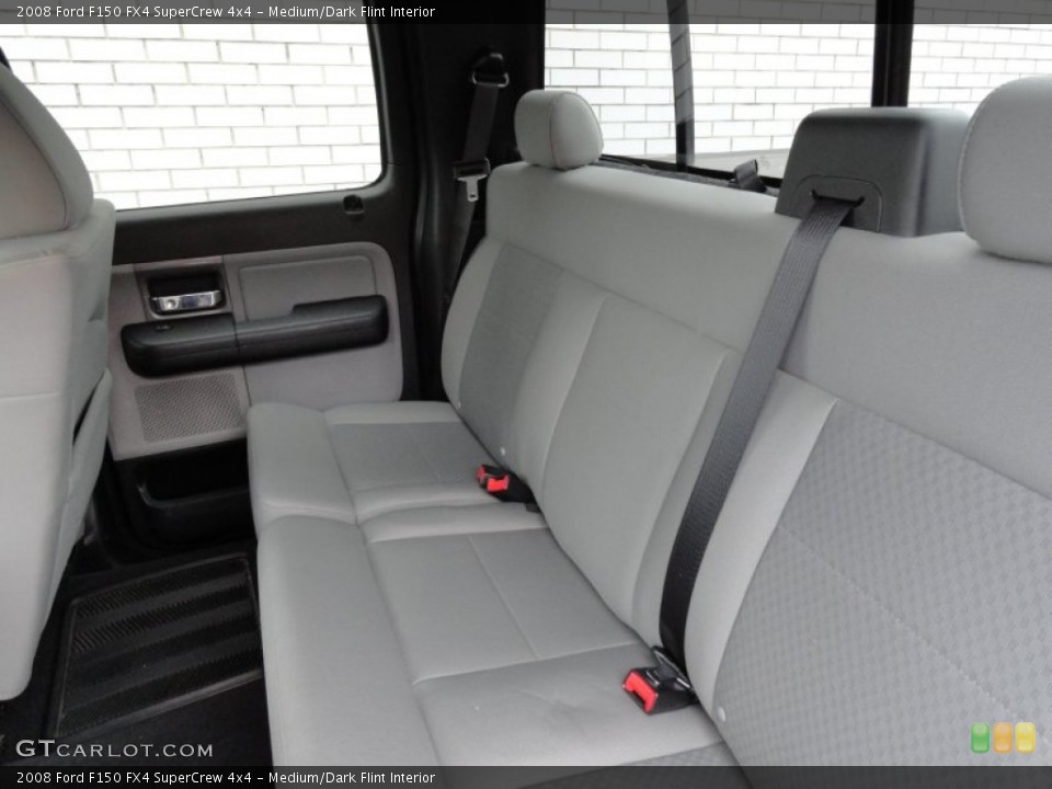 Medium/Dark Flint Interior Rear Seat for the 2008 Ford F150 FX4 SuperCrew 4x4 #78552555