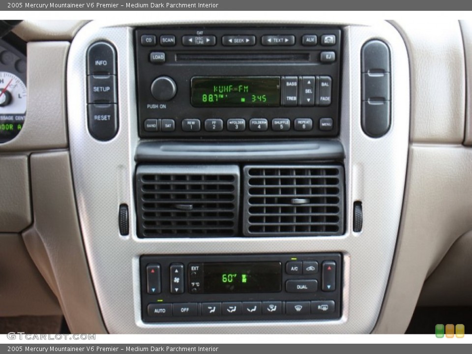 Medium Dark Parchment Interior Controls for the 2005 Mercury Mountaineer V6 Premier #78553979