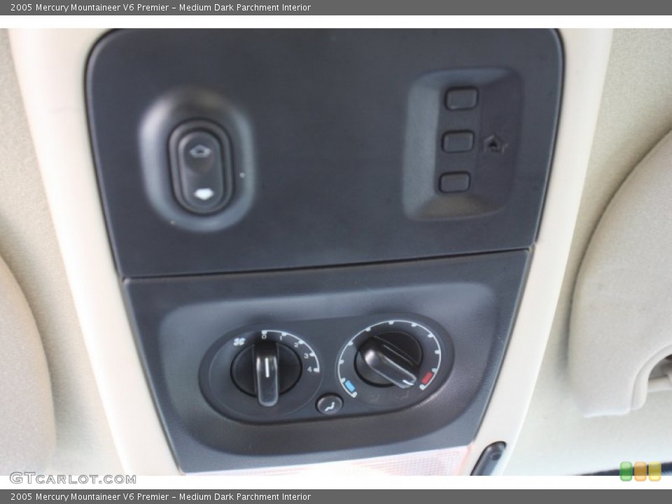 Medium Dark Parchment Interior Controls for the 2005 Mercury Mountaineer V6 Premier #78554033