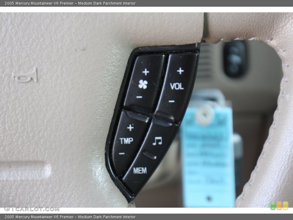 Medium Dark Parchment Interior Controls for the 2005 Mercury Mountaineer V6 Premier #78554051