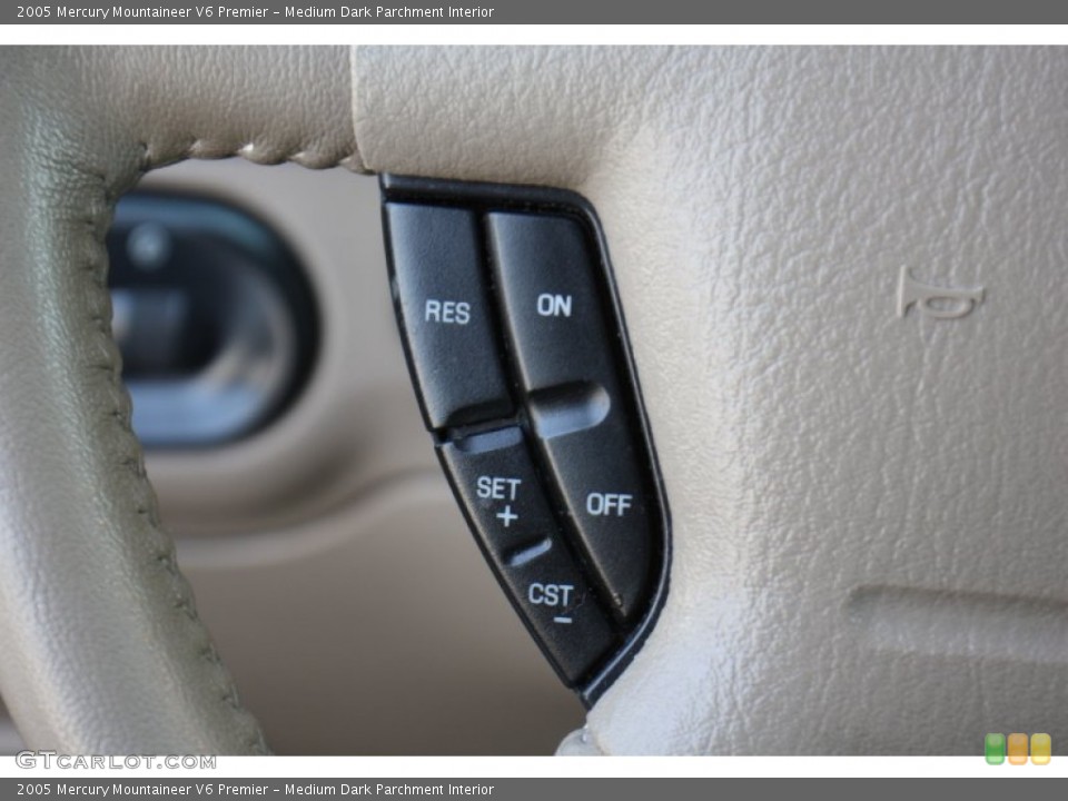 Medium Dark Parchment Interior Controls for the 2005 Mercury Mountaineer V6 Premier #78554072
