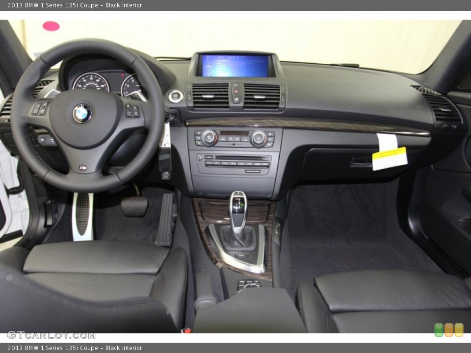Black Interior Dashboard for the 2013 BMW 1 Series 135i Coupe #78555773
