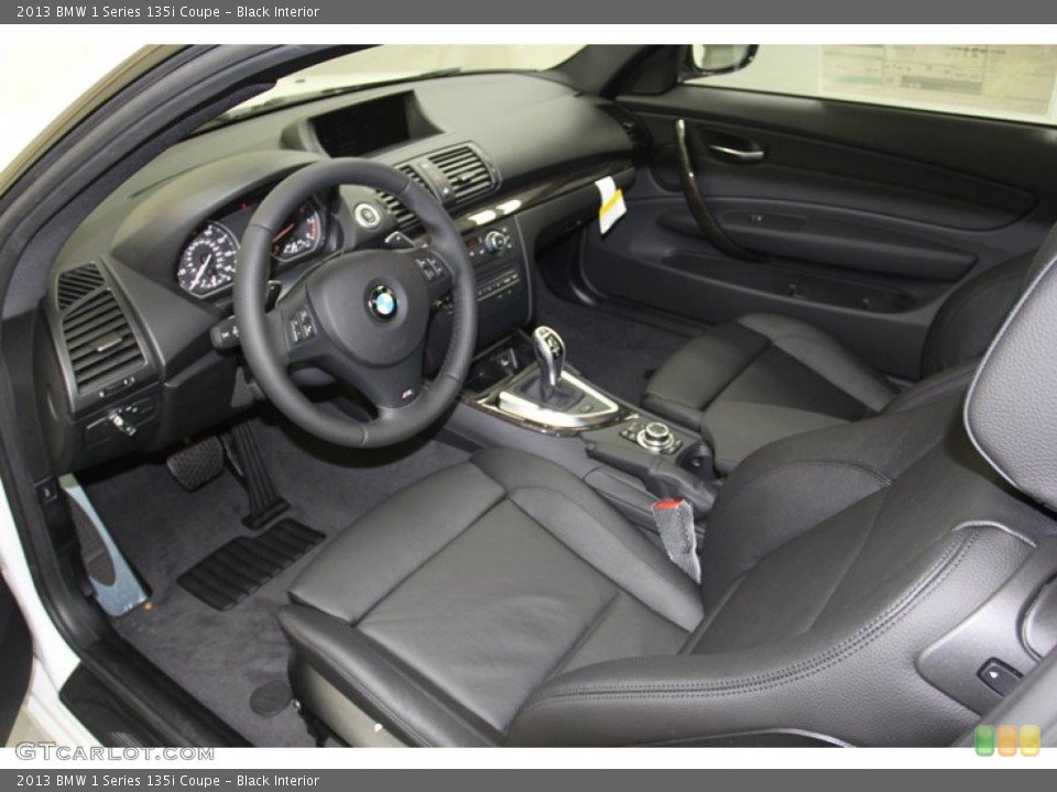Black Interior Prime Interior for the 2013 BMW 1 Series 135i Coupe #78555914