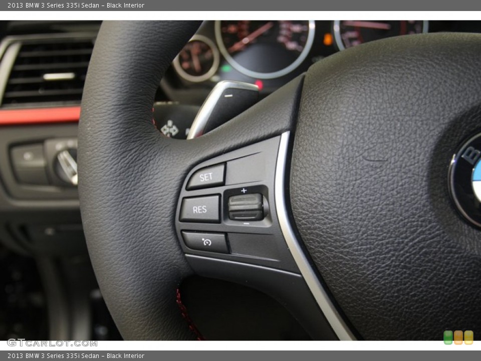 Black Interior Controls for the 2013 BMW 3 Series 335i Sedan #78559196