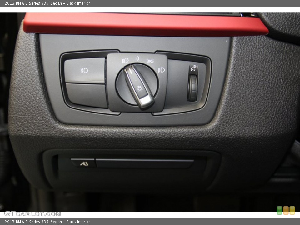 Black Interior Controls for the 2013 BMW 3 Series 335i Sedan #78559214