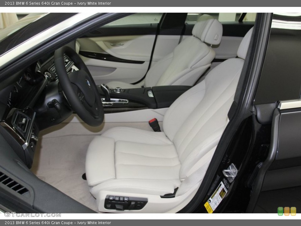 Ivory White Interior Photo for the 2013 BMW 6 Series 640i Gran Coupe #78559388