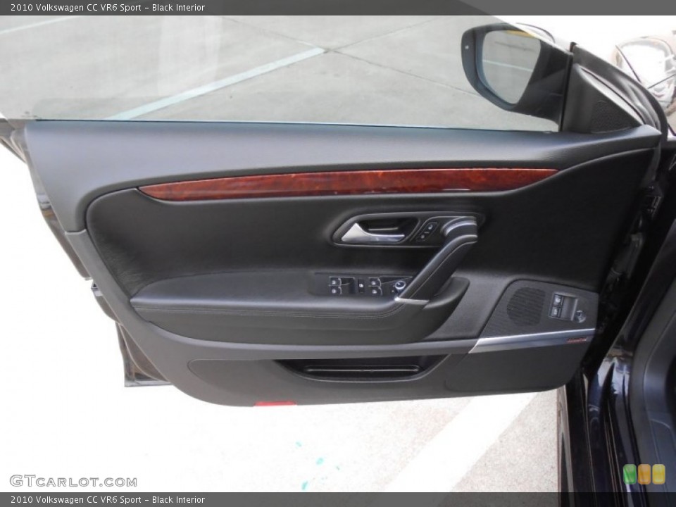 Black Interior Door Panel for the 2010 Volkswagen CC VR6 Sport #78559796