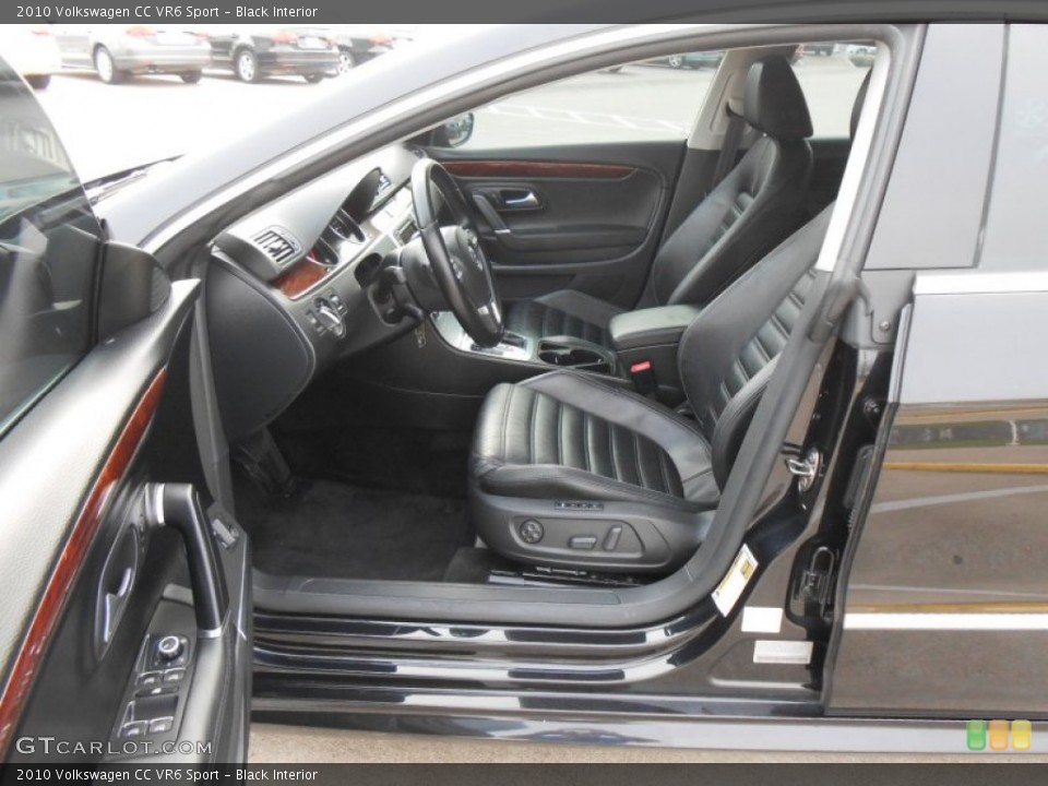 Black Interior Photo for the 2010 Volkswagen CC VR6 Sport #78559826
