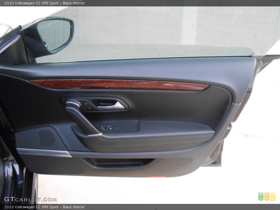 Black Interior Door Panel for the 2010 Volkswagen CC VR6 Sport #78559895