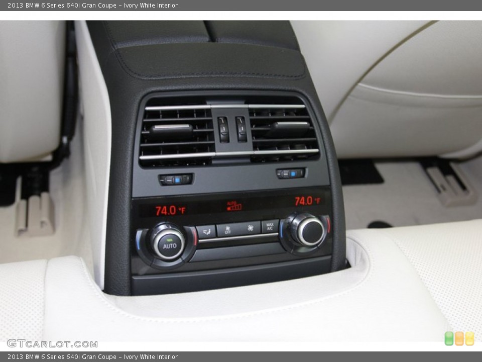 Ivory White Interior Controls for the 2013 BMW 6 Series 640i Gran Coupe #78560002