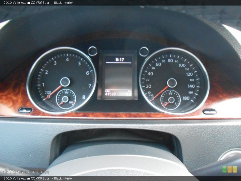 Black Interior Gauges for the 2010 Volkswagen CC VR6 Sport #78560151