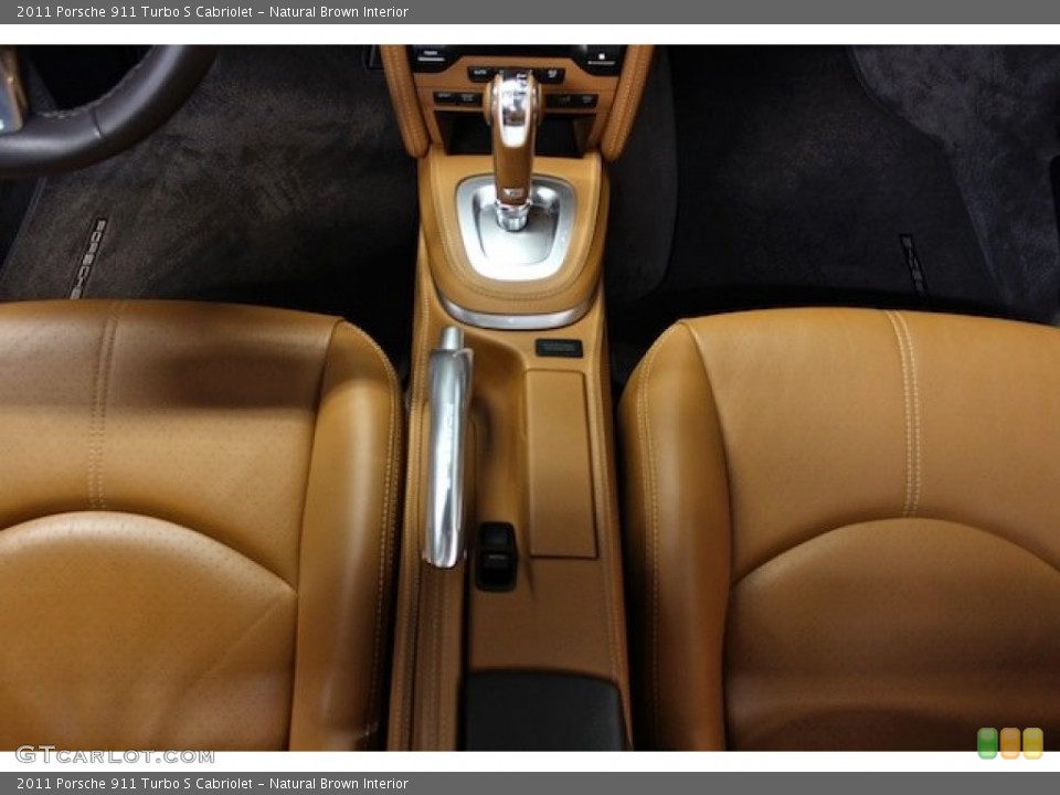 Natural Brown Interior Controls for the 2011 Porsche 911 Turbo S Cabriolet #78560444