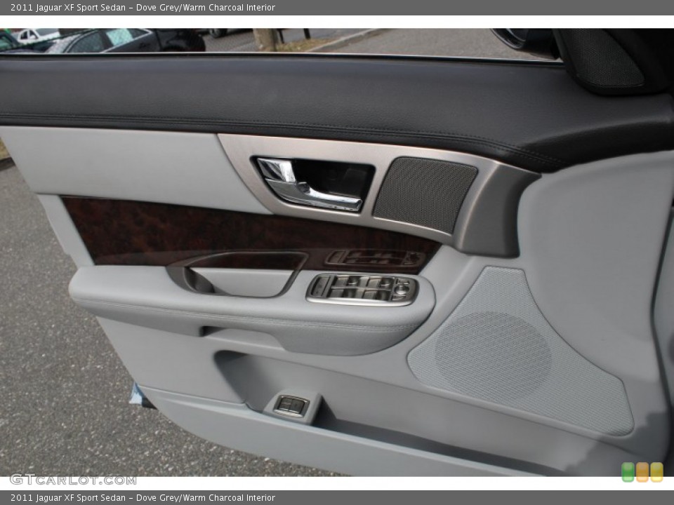 Dove Grey/Warm Charcoal Interior Door Panel for the 2011 Jaguar XF Sport Sedan #78560896