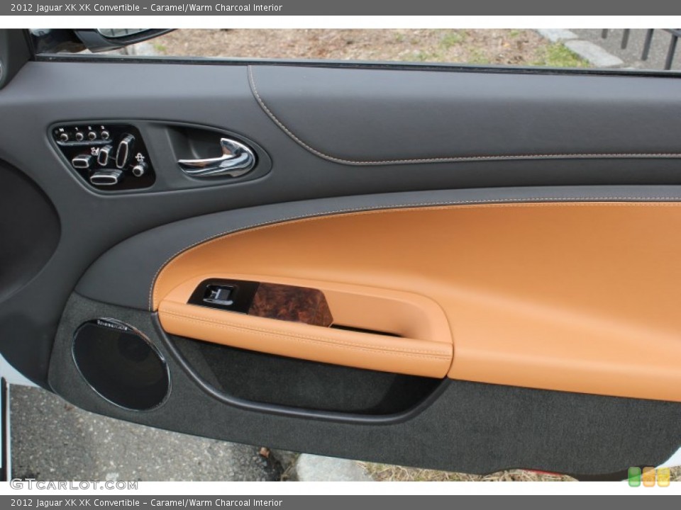 Caramel/Warm Charcoal Interior Door Panel for the 2012 Jaguar XK XK Convertible #78561341