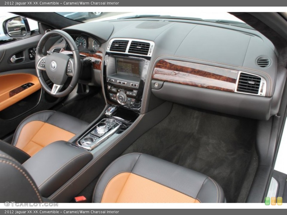 Caramel/Warm Charcoal Interior Dashboard for the 2012 Jaguar XK XK Convertible #78561386