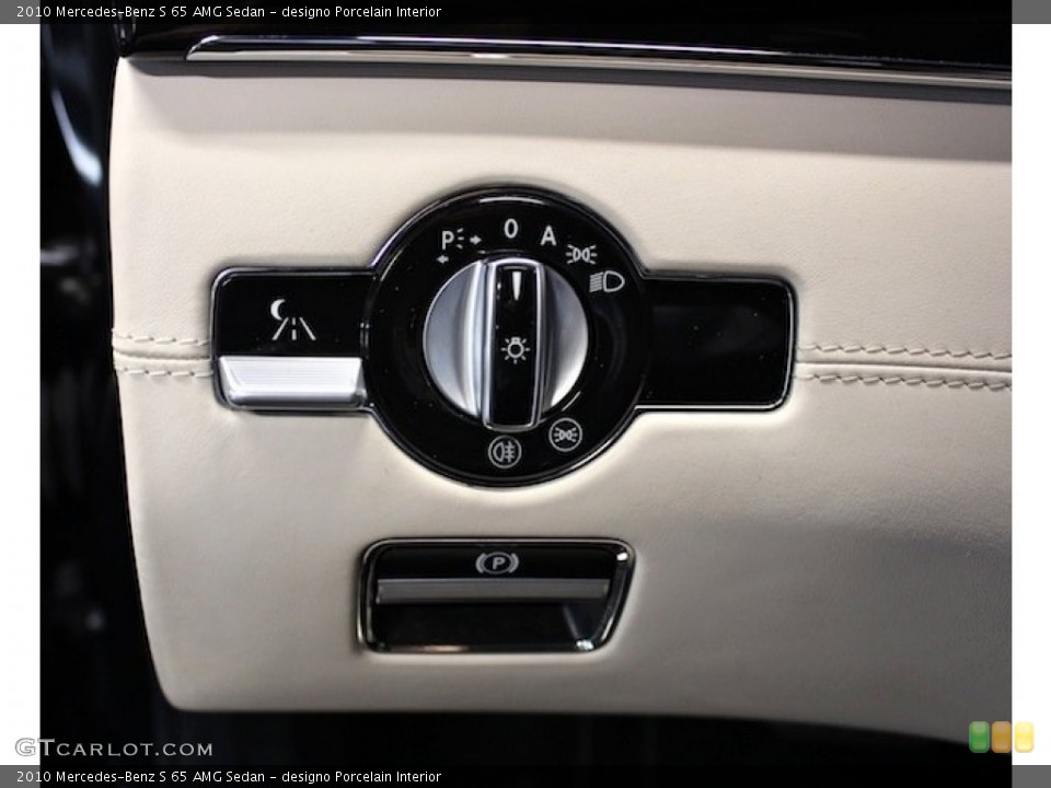 designo Porcelain Interior Controls for the 2010 Mercedes-Benz S 65 AMG Sedan #78561400