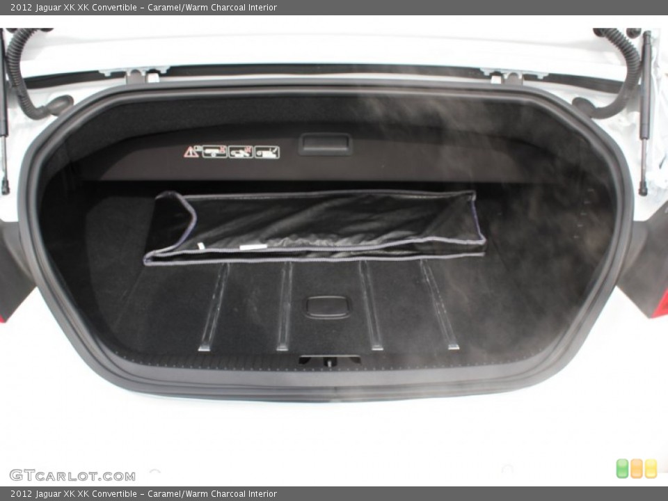 Caramel/Warm Charcoal Interior Trunk for the 2012 Jaguar XK XK Convertible #78561422