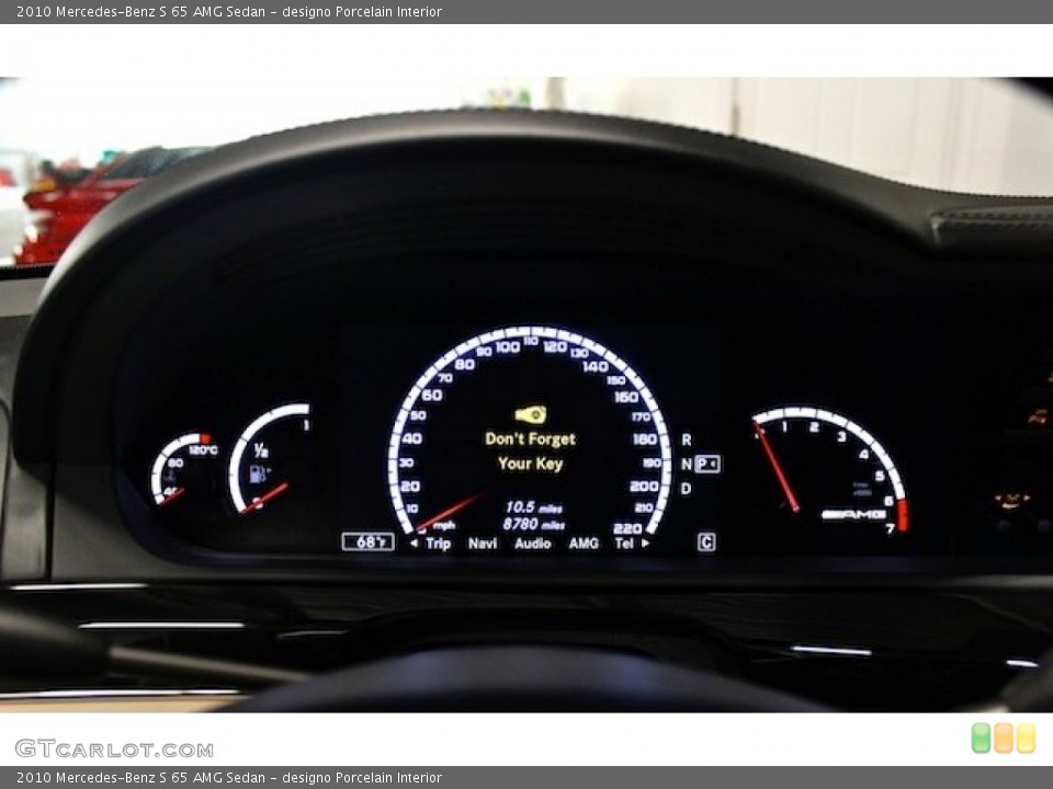 designo Porcelain Interior Gauges for the 2010 Mercedes-Benz S 65 AMG Sedan #78561446