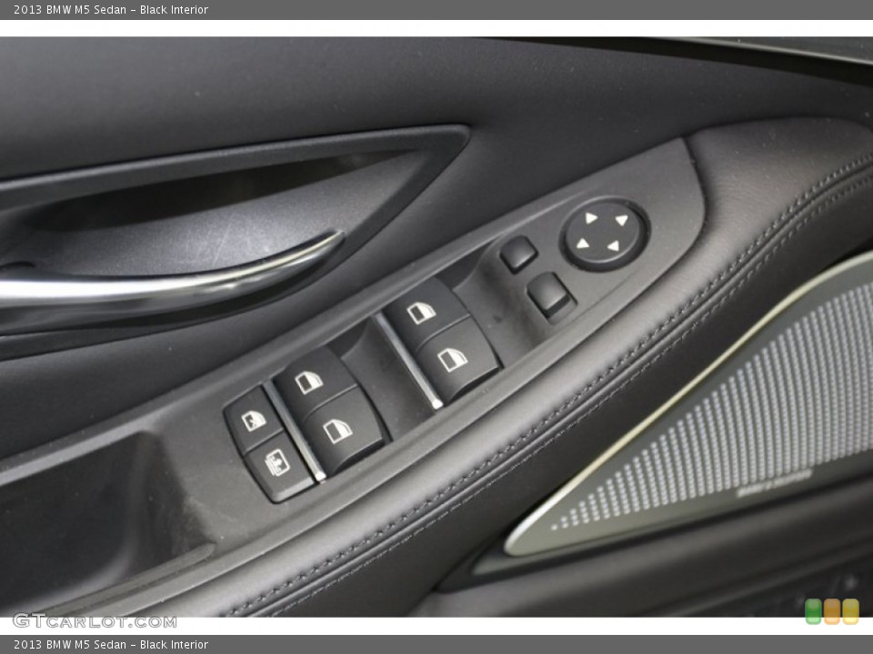Black Interior Controls for the 2013 BMW M5 Sedan #78561500
