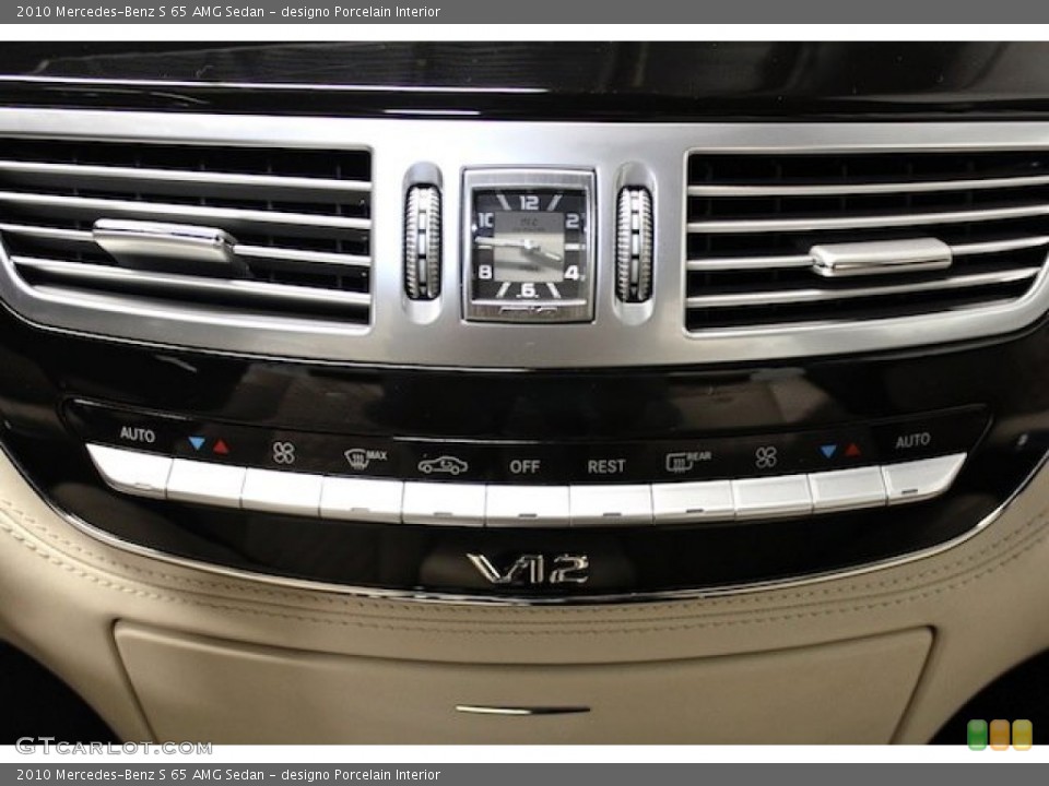 designo Porcelain Interior Controls for the 2010 Mercedes-Benz S 65 AMG Sedan #78561512