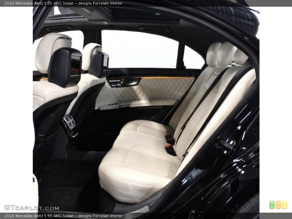 designo Porcelain Interior Rear Seat for the 2010 Mercedes-Benz S 65 AMG Sedan #78561680