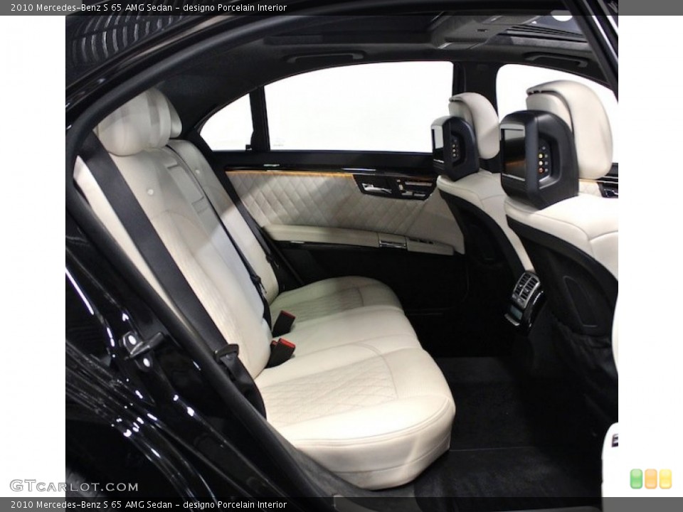 designo Porcelain Interior Rear Seat for the 2010 Mercedes-Benz S 65 AMG Sedan #78561705
