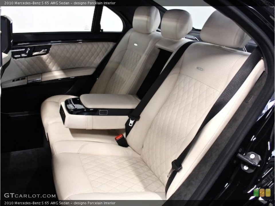 designo Porcelain Interior Rear Seat for the 2010 Mercedes-Benz S 65 AMG Sedan #78561769